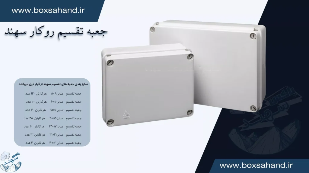 قیمت جعبه تقسیم سهند